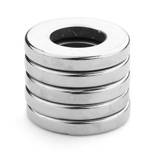고출력 강한 대형 빅 마그네틱 링 D100 N45 N52 방사형 직경 영구 자화 네오디뮴 링 자석 - Product Image 3