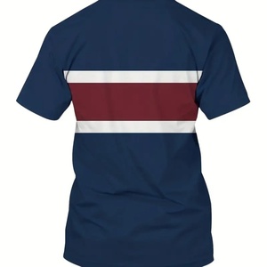 <b>Polyester</b> Sublimated Printing Short Sleeve Digital Printing Crew Neck Sports <b>Tshirts</b> for Men Uick Dry Summer Tee Shirts Top - Product Image 4