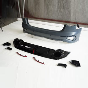 Pare-chocs arrière de style RS3 avec diffuseur et embouts d'échappement pour <span class=keywords><strong>A3</strong></span> S3 8Y berline hayon 2020 2021 2022 <span class=keywords><strong>2023</strong></span> 2024 - Product Image 3