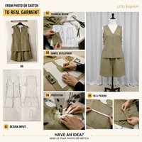 Ensemble deux pièces pour femmes, haut sans manches à col en V avec fermeture éclair sur le devant, short à taille élastique, tenue décontractée d'été