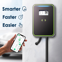 Sixpenceev Nouvelle borne de recharge murale intelligente pour maison connectée 7 kW GBT Type 2 pour BYD, station de charge AC 32A, montage mural, application OCPP
