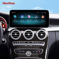 Autoradio GPS Navigation sans fil Carplay Android Auto Stéréo pour Mercedes-Benz W204 W205 GLA a CLA W207 W212 GLK CLS