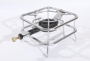 Cocina de Gas Portátil de Nuevo Diseño con Quemador de Hierro Fundido y Marco Electrochapado para Uso en Exteriores, Hogar, Autocaravanas y Hoteles - Product Image 3