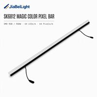 Matrice de LED RGB UCS1903 64 LED/m SPI, lumière LED DC24V 1m programmable, étanche IP66, dimmable, Ra80, éclairage de scène, DJ, club, KTV