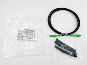 สายแพทช์ไฟเบอร์ออปติก G657B3สีดำ LSZH พร้อม SC/APC เส้นผ่านศูนย์กลาง<span class=keywords><strong>3</strong></span>.5มม. เส้นผ่าศูนย์กลาง3M/5M/10M FR-LS-zh-HS-rofttx UV - Product Image 6