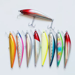 Offre Spéciale 60g grand poisson poignée <span class=keywords><strong>vairon</strong></span> avec triple crochet eau douce eau salée pêche en mer jigging méné leurres appâts - Product Image 1