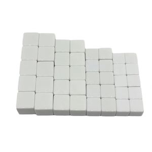 12mm 14mm 16mm 18mm 20mm 22mm 24mm Blank Dice Acrylic Straight Corner White Black Pin DIY or Custom Logo Dice - Product Image 4