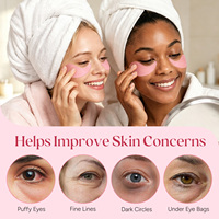 ATOANY 60 Patchs Hydrogel PDRN Coréens pour le Contour des Yeux, au Rétinal, Caféine et Collagène, pour les Yeux Gonflés et les Cernes