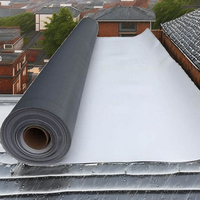 Nouvelle isolation auto-adhésive Dugao EPDM 2026, épaisseur 2,0 mm, en PE longue durée, idéale pour la réparation de toitures d'hôtels et la construction.