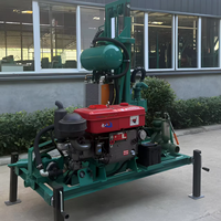 Nouvelle foreuse rotative hydraulique diesel Dolphin 25HP, profondeur max. 200m, longue durée de vie, pour puits d'eau, usage agricole et minier