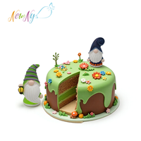 Adornos de Pastel de Halloween Hechos a Mano en 3D, Personalizados por el Fabricante, Decoraciones Comestibles para Postres