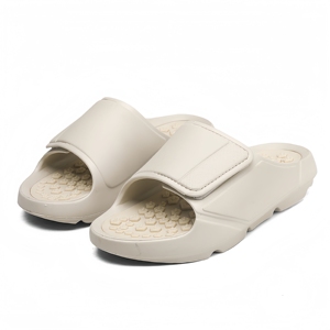 Sandales d'été unisexes pour adultes, à bout ouvert, avec semelle massante, fermeture velcro, antidérapantes, résistantes à l'usure, légères, absorbant les chocs, pour hommes - Product Image 4