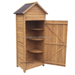 SDGS001 Large Cheap Outdoor Wooden Garden Storage Shed Cabinet