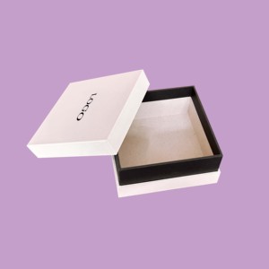 Caja <span class=keywords><strong>de</strong></span> Embalaje Cuadrada Blanca Rígida con Tapa y Base para Cosméticos, Joyería, Aromaterapia, Caja <span class=keywords><strong>de</strong></span> Lujo para Velas con Inserto Personalizado y Logotipo Personalizado - Product Image 4