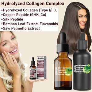 Gocce di <span class=keywords><strong>collagene</strong></span> idrolizzate ad alta purezza potenziate con estratto di foglie di bambù Peptide di seta e estratto di Palmetto puro gocce di <span class=keywords><strong>collagene</strong></span> - Product Image 2