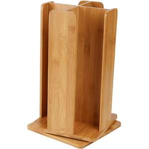 Mayorista Organizador De Vasos Bambú 4 Portavasos De Papel Madera Desechable Portavasos De Papel - Product Image 6