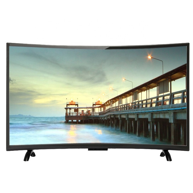 European Popular Smart HD Tv Curve in Stock 40 Inch LED Plasma Tv Curved Screen Led Tv Television Display with Plastic Frame