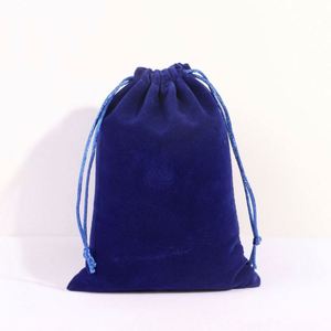 Wholesale Jewelry Storage Velvet Cloth Gift Packaging Drawstring Bag With Custom Logo - Product Image 5