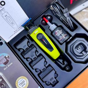 Trimmer Professionale IPRO per Barbieri Forniture da Barbiere Colori Caramella Macchinetta Tagliacapelli Motore Brushless 7500 RPM 2000mAh 230 Minuti di Autonomia - Product Image 6