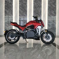 Moto électrique de style Diavel avec moteur QS 3000W 10000W, batterie au lithium 72V120Ah 180Ah, pneus de 100 MPH 200 mm pour adultes