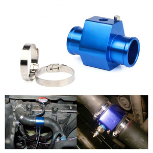 Adaptateur en T universel pour tuyau de radiateur 26-40 mm, jauge de température d'eau en aluminium CNC 1/8 NPT avec colliers de serrage - Product Image 5