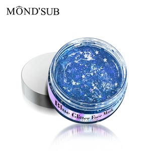 <span class=keywords><strong>Masque</strong></span> facial <span class=keywords><strong>peel</strong></span>-<span class=keywords><strong>off</strong></span> hydratant et liftant à <span class=keywords><strong>paillettes</strong></span> bleues, marque privée, effet étoile scintillante - Product Image 2