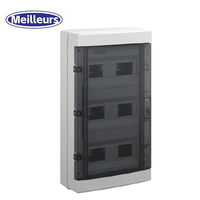 Meilleurs CE HA série 12/18/24/36 voies IP65 étanche extérieur en plastique Combiner Box MCB Boîte de jonction boîte de distribution