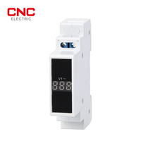 YCMV3 pengukur voltase tiga fase 3 LED, pengukur voltase tampilan digital elektrik 50/60Hz