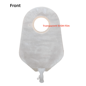 Zodelo CE ISO, Bolsa de Urostomía Transparente de Dos Piezas para Drenaje <span class=keywords><strong>Urinario</strong></span>, con Válvula de Cierre de 45 mm, para Uso Hospitalario - Product Image 2