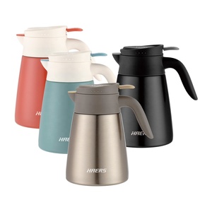 Nuevo diseño, termo de gran capacidad, hervidor de agua, botella de vacío de acero inoxidable, cafetera con asa, HAERS - Product Image 1