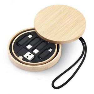 Cable USB Ecológico con Aspecto de Madera |   Cable de Carga Personalizado Sostenible |   Pedido al por Mayor de Regalos Corporativos - Product Image 3