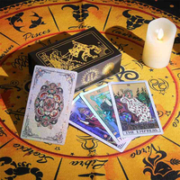 Jeu de tarot Rose Gold Solitaire Carte de jeu Personnalisation Anime Cartes périphériques