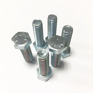 Pernos de Cabeza Hexagonal Jiangxin Grado 8.8 35K Electrogalvanizados con Arandelas para Frenos de Vehículos Eléctricos - Product Image 1
