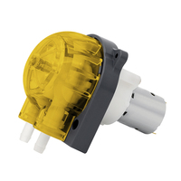 LEFOO Démontage rapide Moteur 24V DC 280 ml/min Petite pompe péristaltique Transfert Microfluidique Pompe doseuse multifonctionnelle