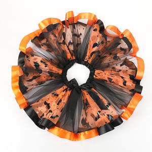 Conjunto <span class=keywords><strong>de</strong></span> falda tutú <span class=keywords><strong>de</strong></span> Halloween para niñas con sombrero <span class=keywords><strong>de</strong></span> <span class=keywords><strong>bruja</strong></span> disfraz <span class=keywords><strong>de</strong></span> escoba mágica <span class=keywords><strong>de</strong></span> murciélago naranja para fiesta vestido <span class=keywords><strong>de</strong></span> carnaval con accesorios - Product Image 4