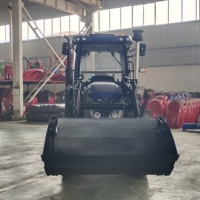 Tracteur agricole avec chargeur frontal, tracteur de jardin, 30hp, 40hp, 50hp, 60hp, 70hp, 80hp, vente directe d'usine