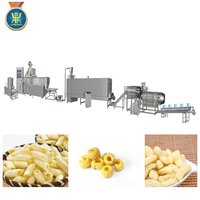 Machine à fabriquer des boules de maïs extrudées croustillantes et des baguettes de fromage pour collations, de l'usine de Jinan