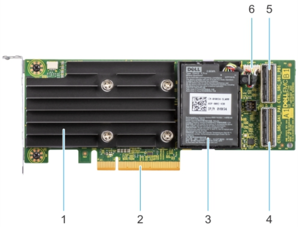 PERC H755 アダプター 8GB DDR4 キャッシュ内蔵カード Dell PowerEdge