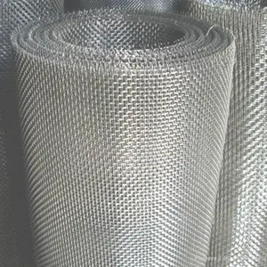Custom 5 8 10 Mesh Stainless Steel Wire Screen Metal Mesh Fabric Cloth 304L 316L Woven Mesh