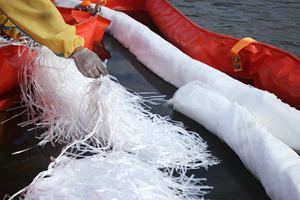 Rotolo Assorbente Olio Monouso Ecologico in Materiale PP, con Motivo Pom Pom e Sacchetto per il Controllo delle Fuoriuscite - Product Image 2