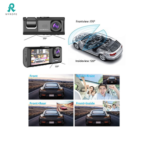 Dash Cam Phía Trước Và Phía Sau 2K Bảng Điều Khiển Máy Ảnh Xe Gương Kép Video Máy Ảnh 1080P Tầm Nhìn Ban Đêm Xe Hộp Đen Dash Cam - Product Image 2