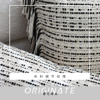 RUIYI-Taie d'Oreiller de Luxe à Rayures Noires pour Chambre à Coucher et Salon, Design d'Intérieur