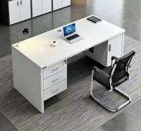 Vente directe d'usine de bureaux scolaires et de bureaux informatiques simples et modernes pour le mobilier de bureau