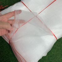 50 Stuks Anti-Vogel Fruitbescherming Mesh Netting Zakken 12x8 Anti-Uv Pe Materiaal Voor Tuinplanten Fruit Bloemen