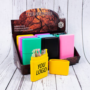 Free Design Custom LOGO Simple Square Paper <b>Small</b> Portable Pre Roll Cone Lighter <b>Storage</b> <b>Box</b> for Accessories Beyoulabs GT-055G - Product Image 6