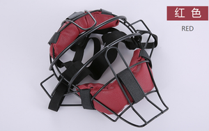 पेशेवर बेसबॉल खेल सुरक्षात्मक चेहरा गार्ड धातु बेसबॉल नरम गेंद मारना अभ्यास चेहरे की ढाल बेसबॉल चेहरा हेलमेट - Product Image 5