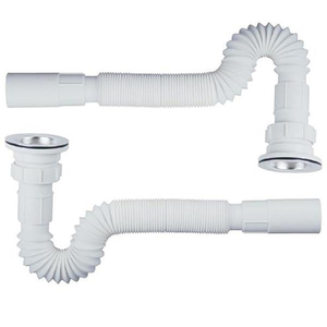 ملحقات الحمام من كلوريد البولي فينيل ، سعر متين ، أنبوب تصريف النفايات المرن ، حوض منخفض - Product Image 2