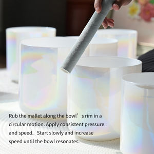 Bol chantant en cristal <span class=keywords><strong>de</strong></span> quartz Jinfang Alchemy, 5-12 pouces, outil <span class=keywords><strong>de</strong></span> méditation et <span class=keywords><strong>de</strong></span> guérison sonore avec <span class=keywords><strong>sac</strong></span> <span class=keywords><strong>de</strong></span> transport gratuit - Product Image 3