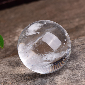 Esfera de Cuarzo Blanco Pulido al por Mayor, Bola de Cristal de Cuarzo Fundido, Piedra Curativa, Gema Artesanal para Decoración del Hogar - Product Image 2