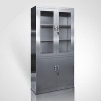 Armoire autoportante en acier inoxydable, étanche et antirouille, pour cuisine, salle de bain, buanderie